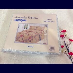 💥Manhattan Collection King  Sheet Set warm Extra Soft